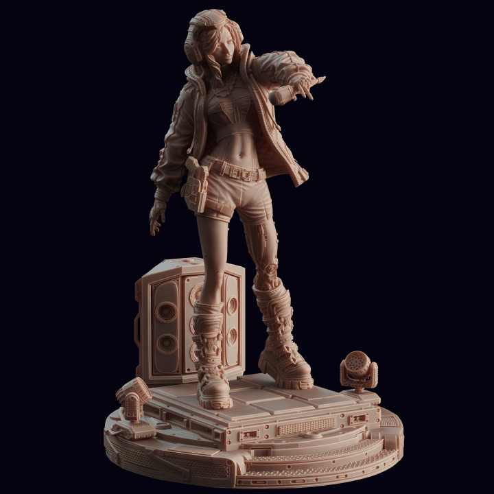 图片[8]-赛博朋克放克偶像 日向·“波前”·史蒂文斯-3D合纵社-3D打印模型STL格式3mf格式免费下载！