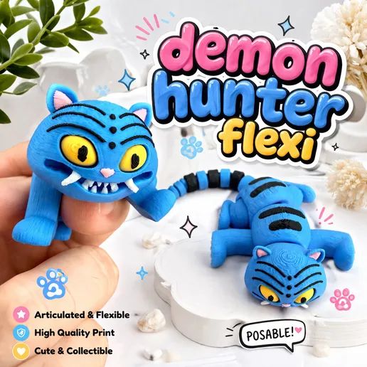 图片[3]-恶魔猎手虎王-3D合纵社-3D打印模型STL格式3mf格式免费下载！