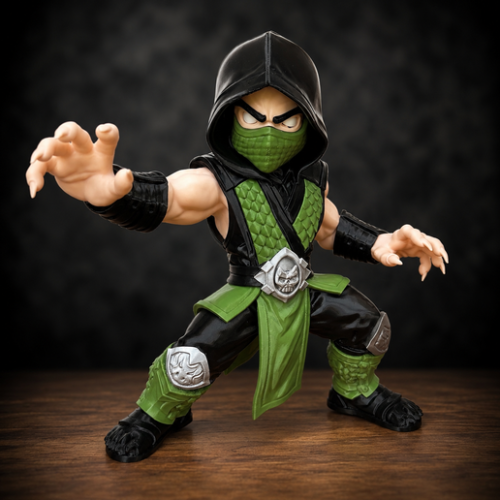 《真人快打》角色 Reptile-3D合纵社-3D打印模型STL格式3mf格式免费下载！