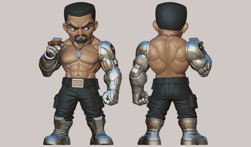 图片[2]-《真人快打》Jax Briggs-3D合纵社-3D打印模型STL格式3mf格式免费下载！