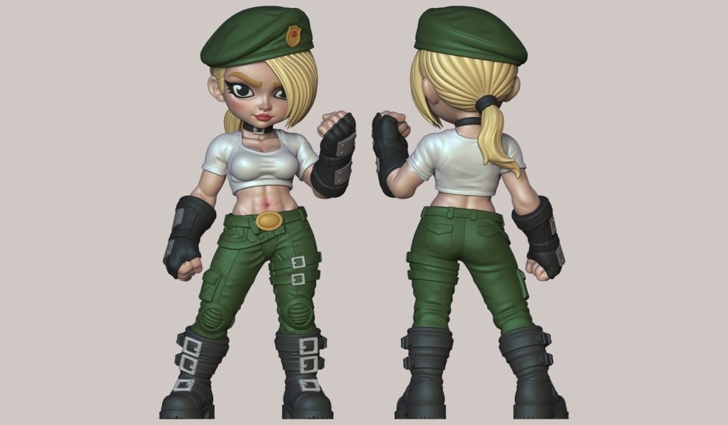 图片[2]-《真人快打》索尼娅·布莱德-3D合纵社-3D打印模型STL格式3mf格式免费下载！