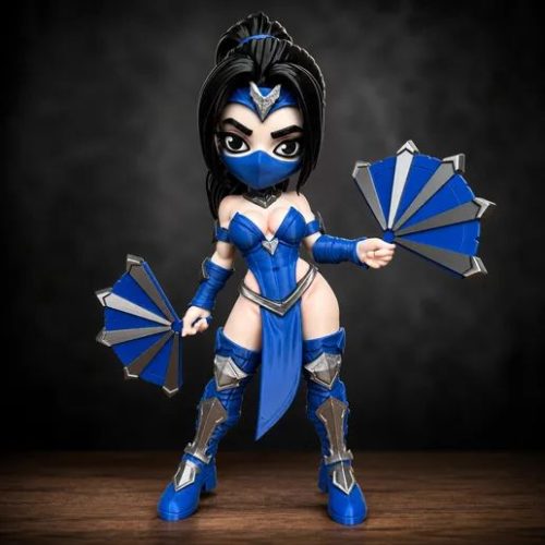 《真人快打》Kitana-3D合纵社-3D打印模型STL格式3mf格式免费下载！