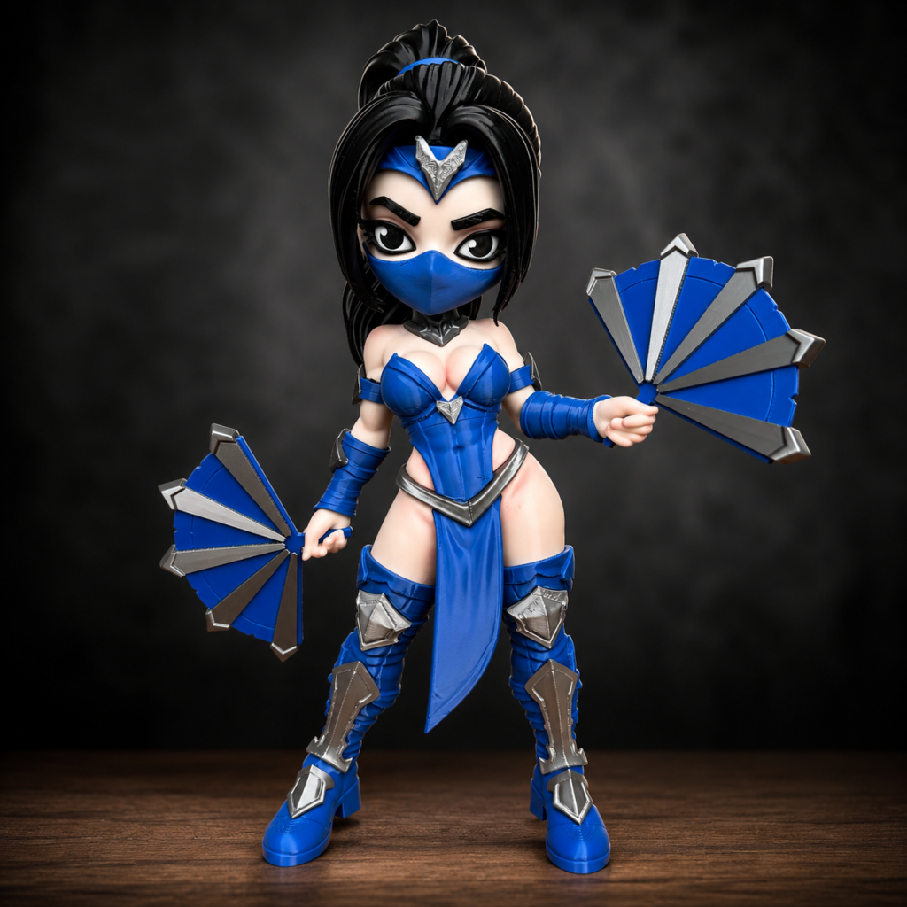图片[2]-《真人快打》Kitana-3D合纵社-3D打印模型STL格式3mf格式免费下载！