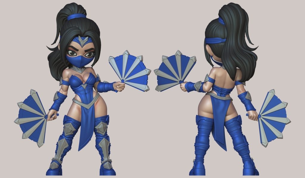 图片[3]-《真人快打》Kitana-3D合纵社-3D打印模型STL格式3mf格式免费下载！