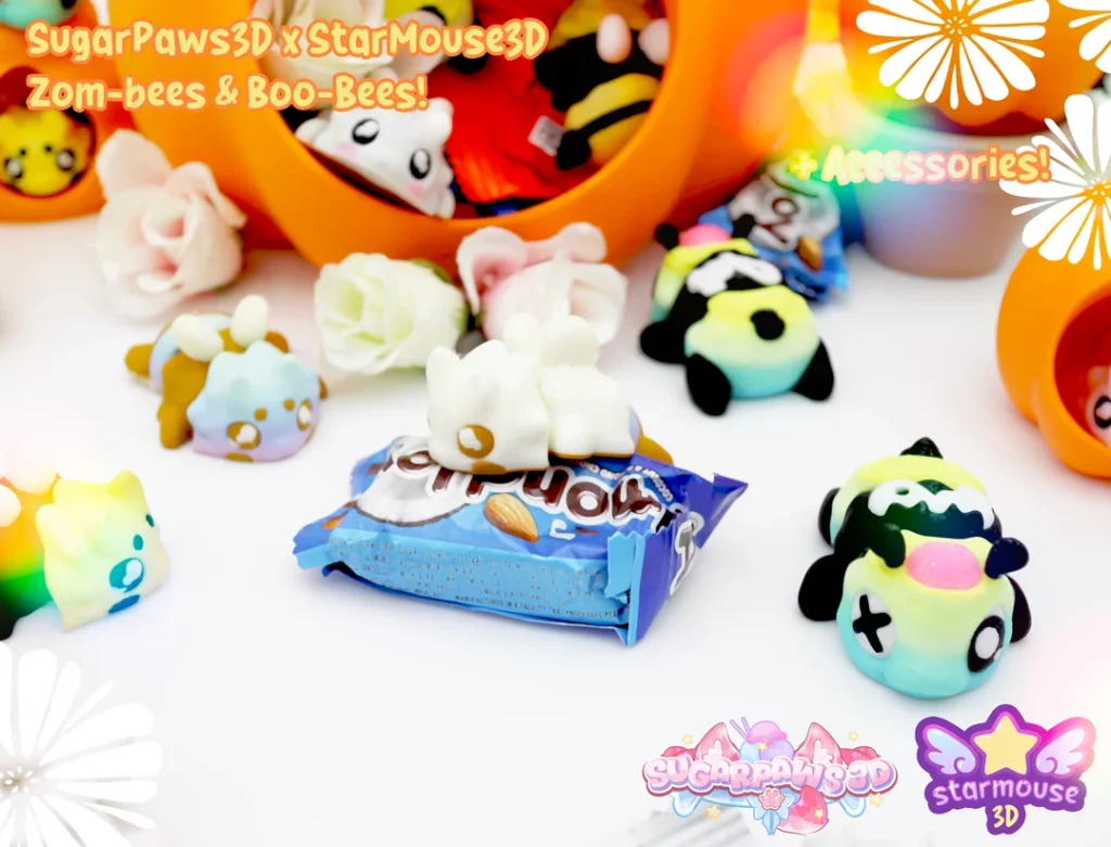 图片[2]-StarMouse3D 僵尸蜂与幽灵蜂-3D合纵社-3D打印模型STL格式3mf格式免费下载！