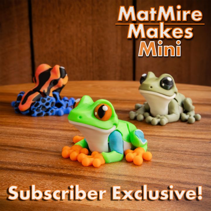 图片[7]-MatMire Makes Mini 迷你小青蛙-3D合纵社-3D打印模型STL格式3mf格式免费下载！