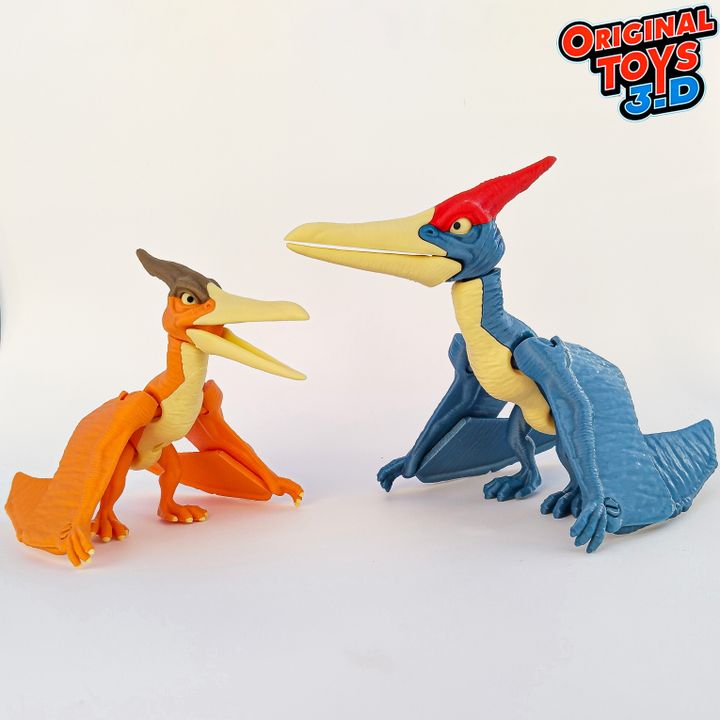 originaltoys3d 关节可动无齿翼龙-3D合纵社-3D打印模型STL格式3mf格式免费下载！