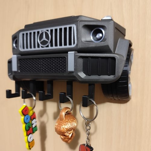梅赛德斯-AMG G63 壁挂式钥匙挂钩-3D合纵社-3D打印模型STL格式3mf格式免费下载！