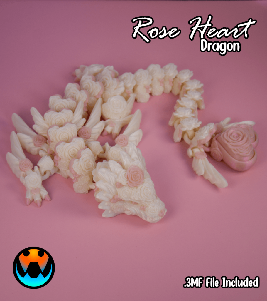 图片[2]-Cinderwing3D 玫瑰心龙-3D合纵社-3D打印模型STL格式3mf格式免费下载！
