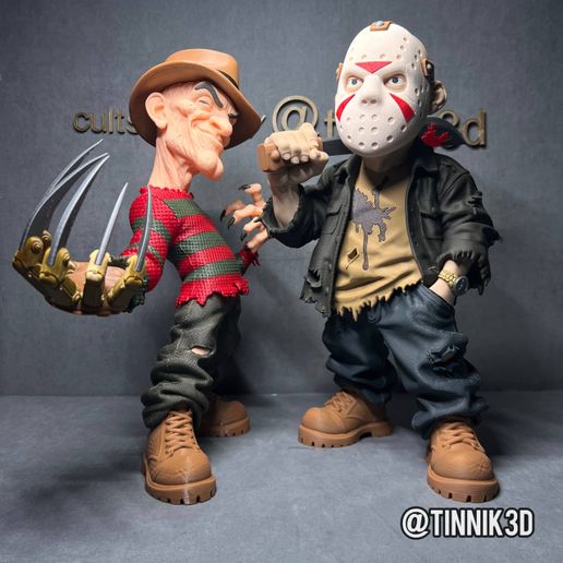 tinnik3d 弗雷迪·克鲁格-3D合纵社-3D打印模型STL格式3mf格式免费下载！