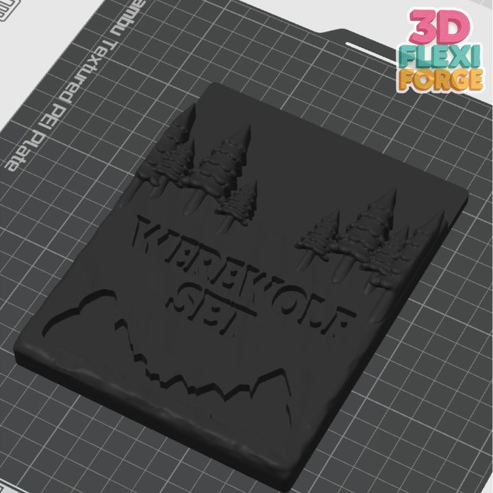 图片[2]-3D FLEXI FORGE 狼人和月亮钥匙扣-3D合纵社-3D打印模型STL格式3mf格式免费下载！