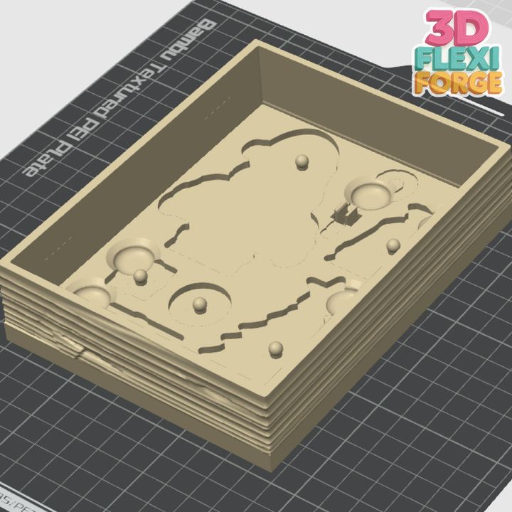 图片[3]-3D FLEXI FORGE 圣诞老人和书盒-3D合纵社-3D打印模型STL格式3mf格式免费下载！
