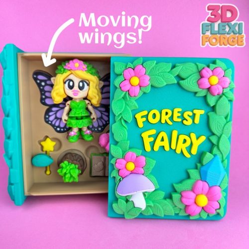 3D FLEXI FORGE 仙女和森林绘本-3D合纵社-3D打印模型STL格式3mf格式免费下载！
