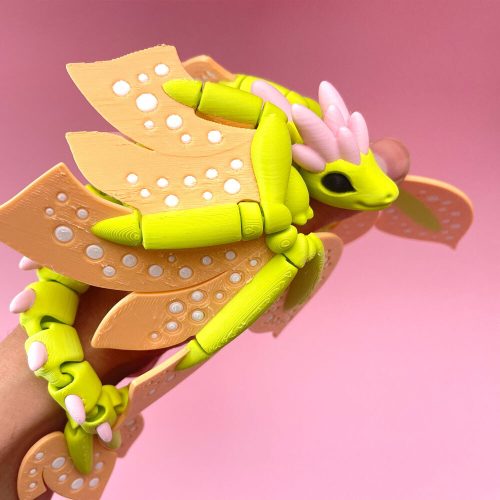 tinymakery 花朵龙-3D合纵社-3D打印模型STL格式3mf格式免费下载！