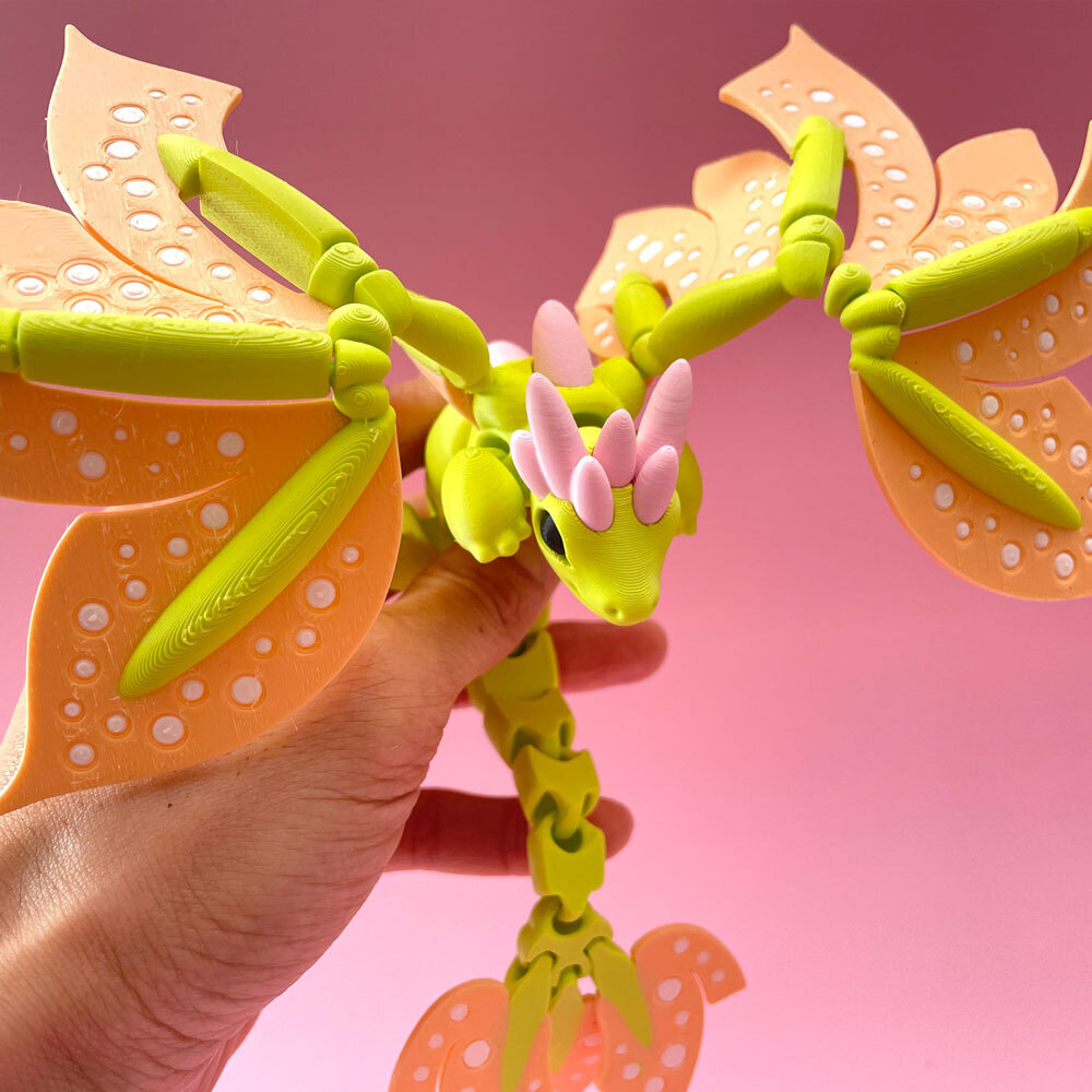 图片[2]-tinymakery 花朵龙-3D合纵社-3D打印模型STL格式3mf格式免费下载！