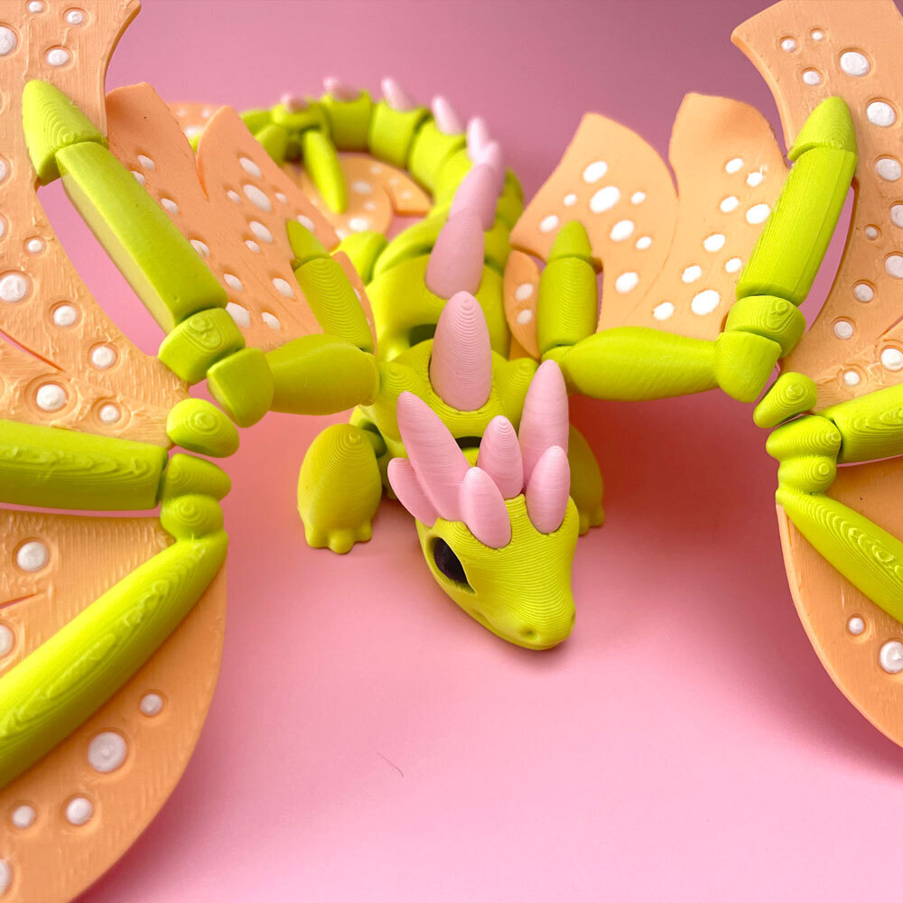 图片[3]-tinymakery 花朵龙-3D合纵社-3D打印模型STL格式3mf格式免费下载！