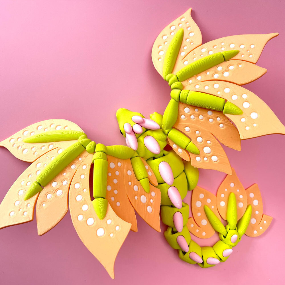 图片[4]-tinymakery 花朵龙-3D合纵社-3D打印模型STL格式3mf格式免费下载！
