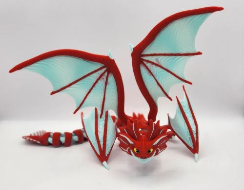 云端跳跃龙-3D合纵社-3D打印模型STL格式3mf格式免费下载！