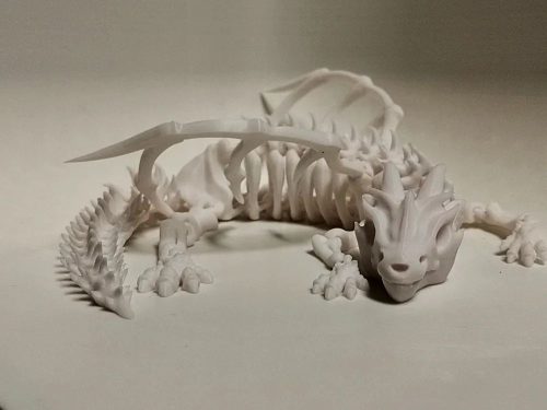 关节可动骨架龙-3D合纵社-3D打印模型STL格式3mf格式免费下载！