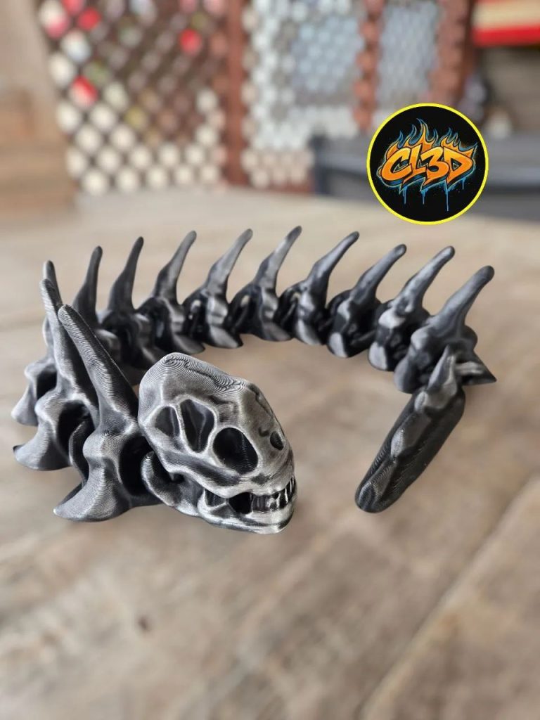 图片[2]-异形（Xenomorph）蛇形体-3D合纵社-3D打印模型STL格式3mf格式免费下载！