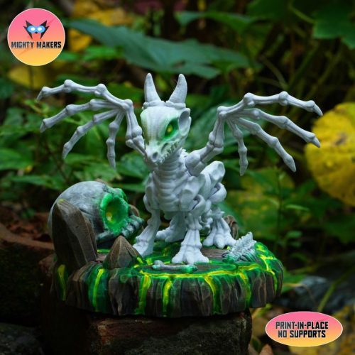 Mighty Makers 柔性骨架龙-3D合纵社-3D打印模型STL格式3mf格式免费下载！