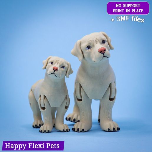 图片[5]-HappyFlexiPets 露娜 贵宾犬-3D合纵社-3D打印模型STL格式3mf格式免费下载！
