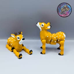 Kekreations 小鹿造型软胶钥匙扣-3D合纵社-3D打印模型STL格式3mf格式免费下载！