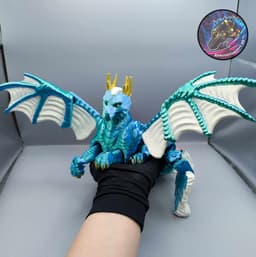 Kekreations 可动北极龙-3D合纵社-3D打印模型STL格式3mf格式免费下载！