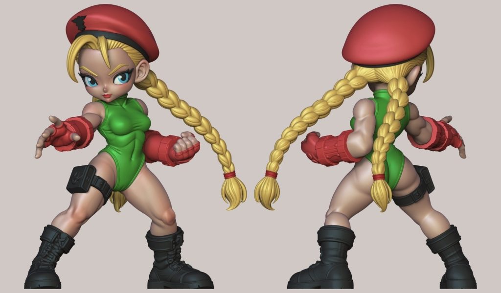 图片[2]-DecorMaster 嘉米（Cammy）同人作品-3D合纵社-3D打印模型STL格式3mf格式免费下载！