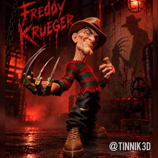 图片[3]-tinnik3d 弗雷迪·克鲁格-3D合纵社-3D打印模型STL格式3mf格式免费下载！