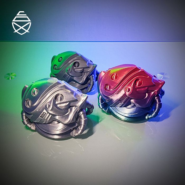 图片[2]-欧米伽机器人头像-3D合纵社-3D打印模型STL格式3mf格式免费下载！