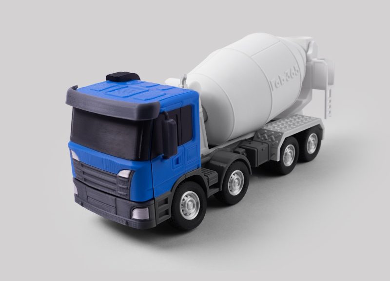 混凝土运输车-3D合纵社-3D打印模型STL格式3mf格式免费下载!