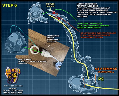 图片[2]-关节机甲台灯-3D合纵社-3D打印模型STL格式3mf格式免费下载！