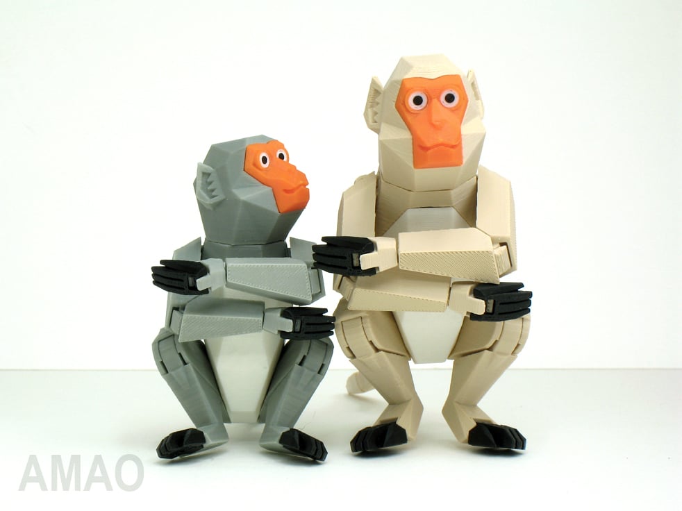 图片[3]-猴子-3D合纵社-3D打印模型STL格式3mf格式免费下载！