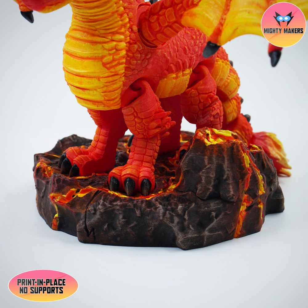 图片[5]-火焰龙-3D合纵社-3D打印模型STL格式3mf格式免费下载！