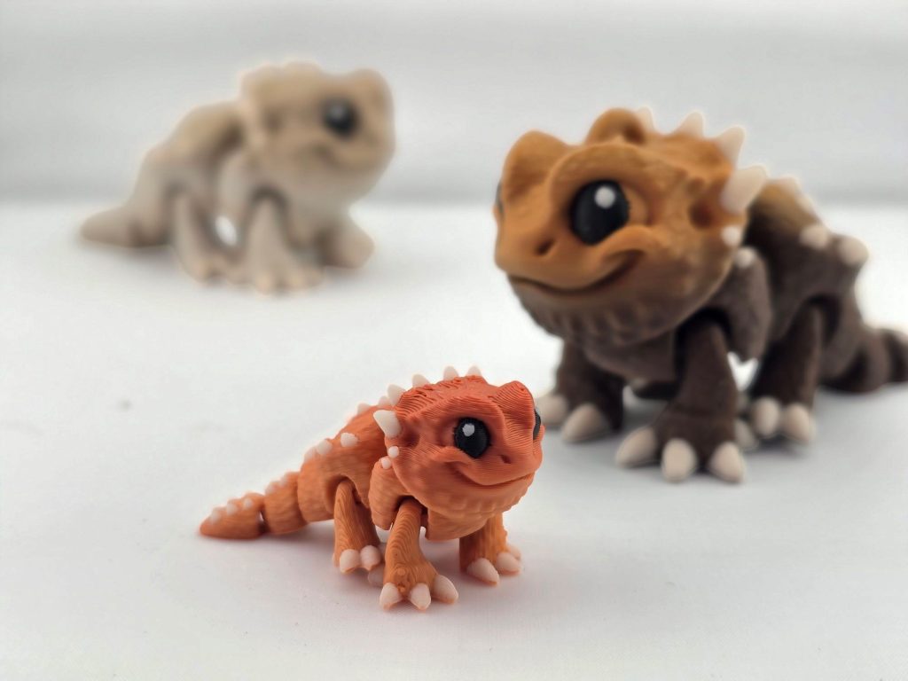 图片[3]-胡秀龙-BeardedDragon_Chibi-3D合纵社-3D打印模型STL格式3mf格式免费下载！