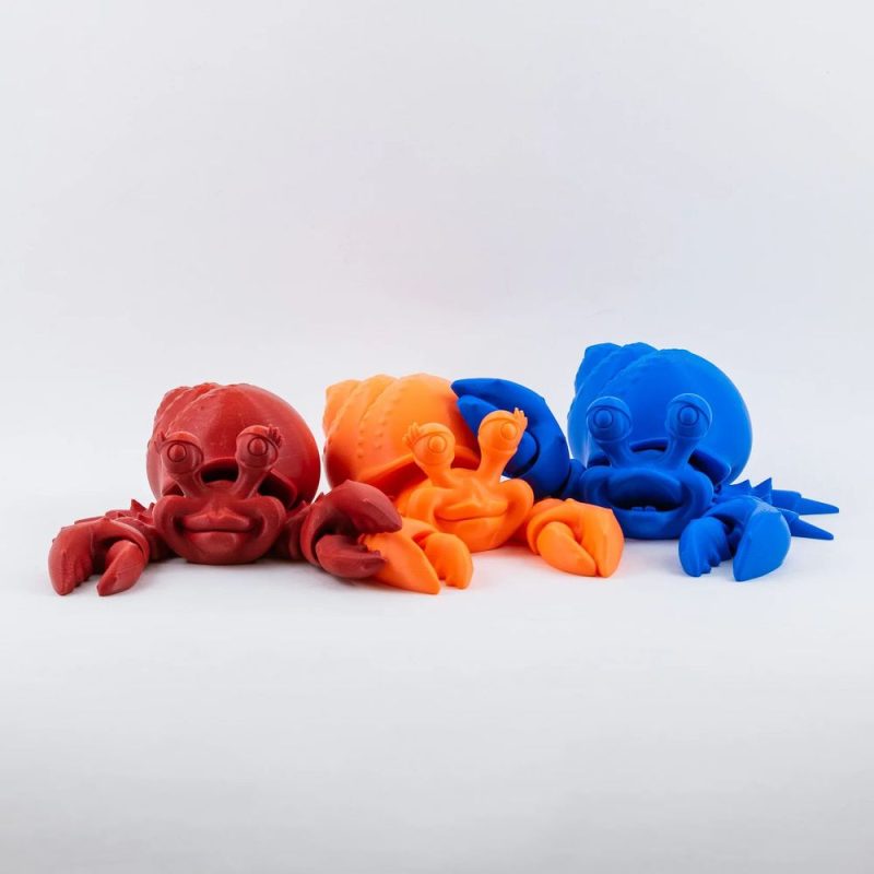 卡通寄居蟹-3D合纵社-3D打印模型STL格式3mf格式免费下载！