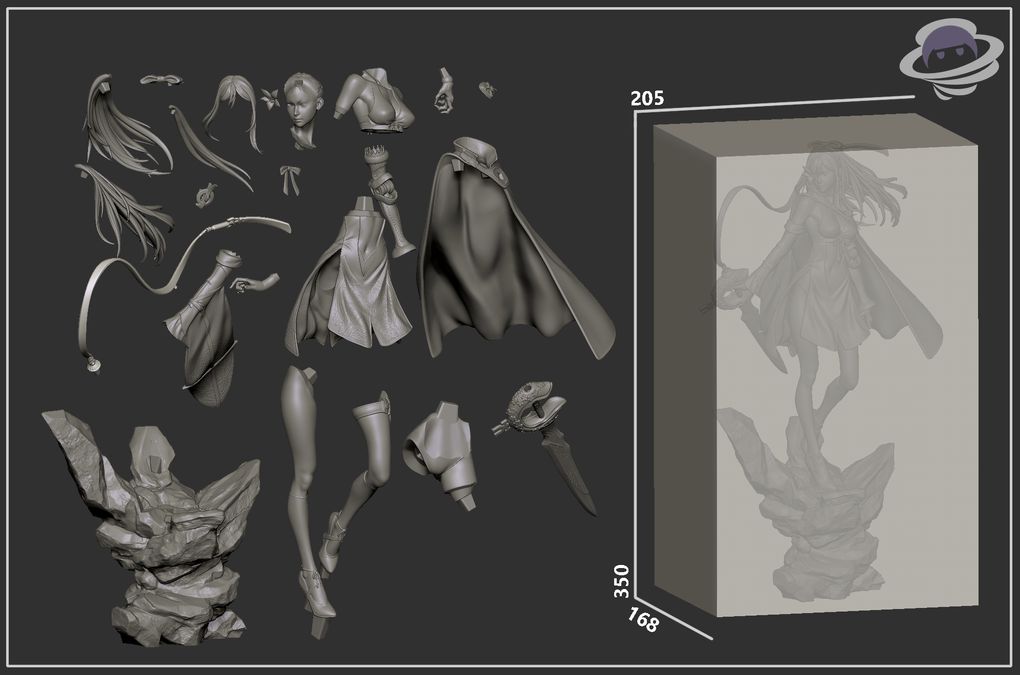 图片[5]-【龙背上的骑兵】zero-3D合纵社-3D打印模型STL格式3mf格式免费下载！