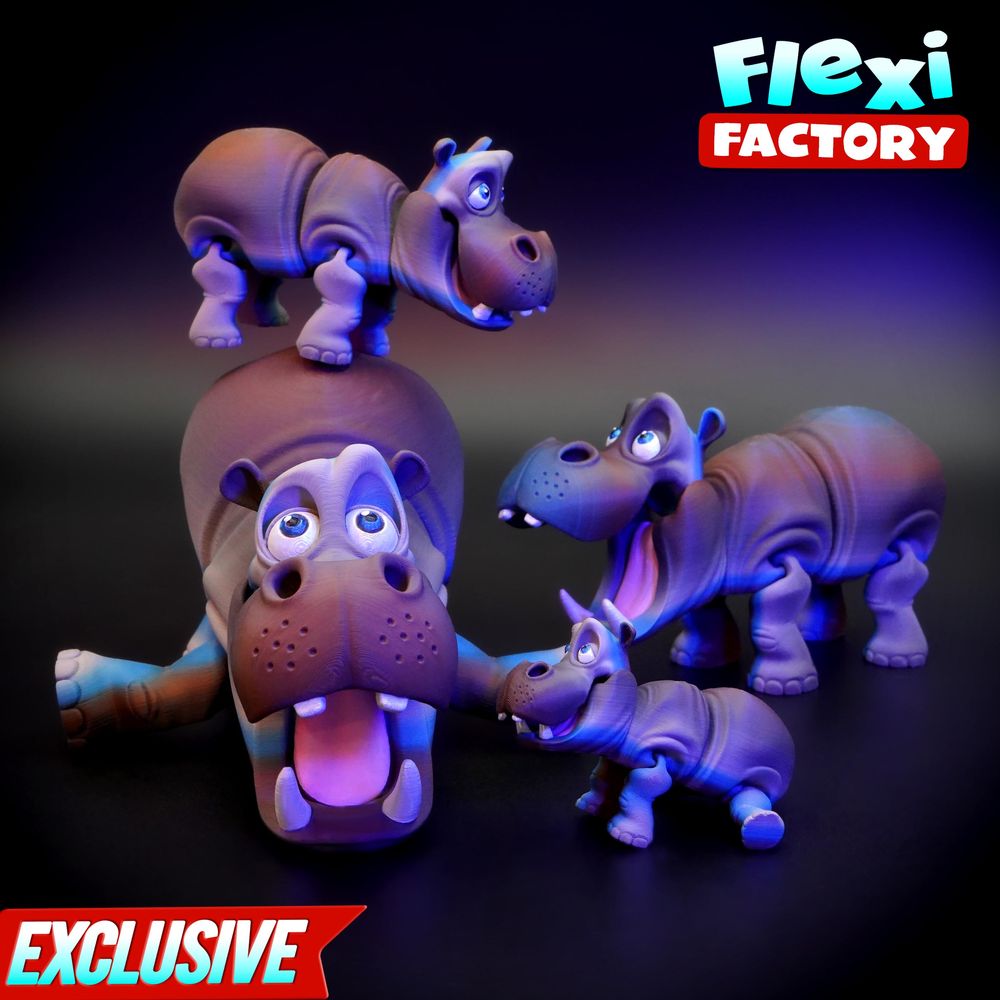 图片[3]-卡通河马-3D合纵社-3D打印模型STL格式3mf格式免费下载！