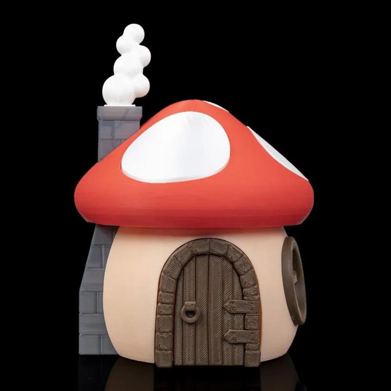 蘑菇屋-3D合纵社-3D打印模型STL格式3mf格式免费下载！