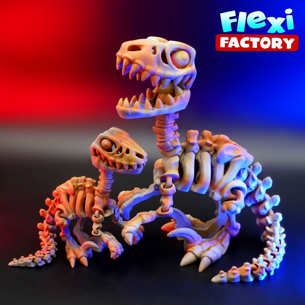 图片[2]-骨架猛禽龙 FLEXI FACTORY ВЕЛОЦИРАПТОР СКЕЛЕТ-3D合纵社-3D打印模型STL格式3mf格式免费下载！