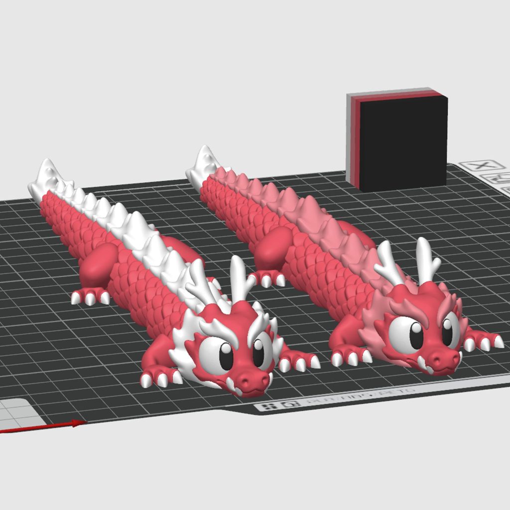 图片[2]-中国小红龙Flexi_Long_Dragon-3D合纵社-3D打印模型STL格式3mf格式免费下载！