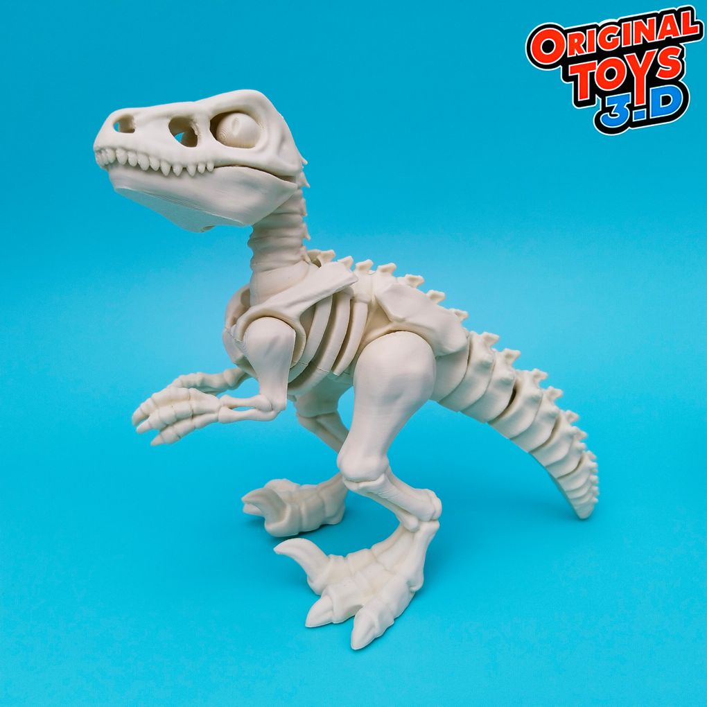 图片[4]-骨架迅猛龙Original Toys 3D_VelociraptorSkeletonFlexi-3D合纵社-3D打印模型STL格式3mf格式免费下载！