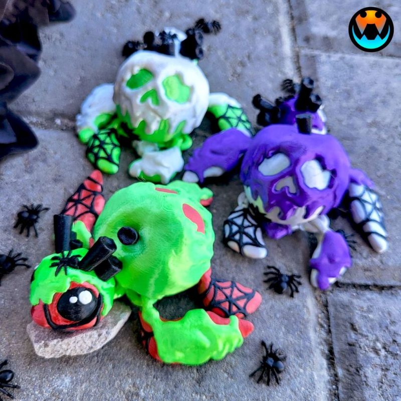 毒苹果乌龟 Cinderwing3D Poison Appleurtle-3D合纵社-3D打印模型STL格式3mf格式免费下载！