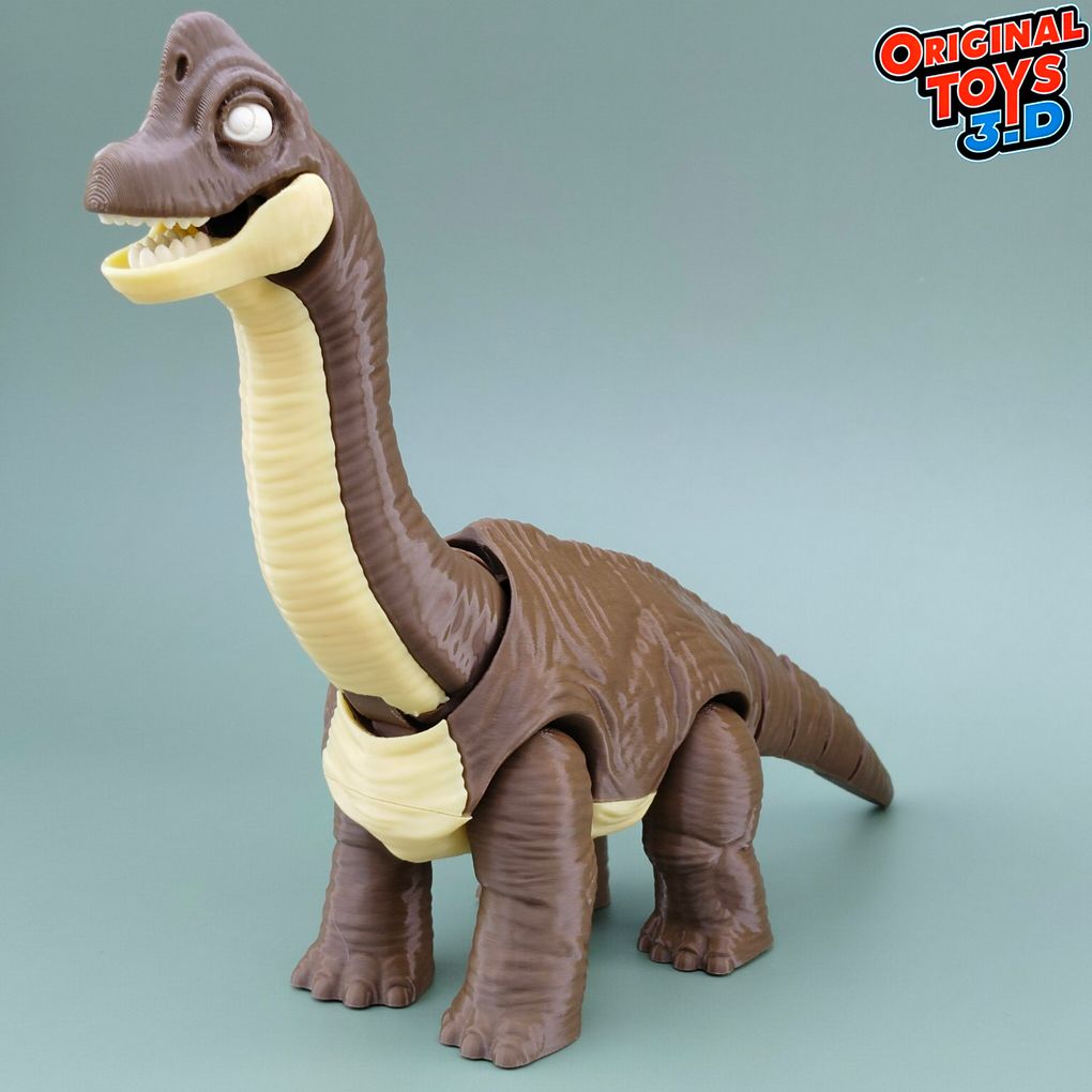 图片[2]-巴拉奇奥龙 OriginalToys3D- Brachiosaurus Flexi @Print3DWorld-3D合纵社-3D打印模型STL格式3mf格式免费下载！