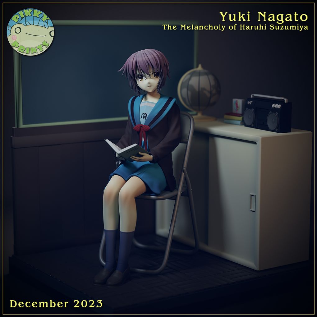 图片[2]-【凉宫春日】长门有希 PikkyPrints Yuki Nagato-3D合纵社-3D打印模型STL格式3mf格式免费下载！