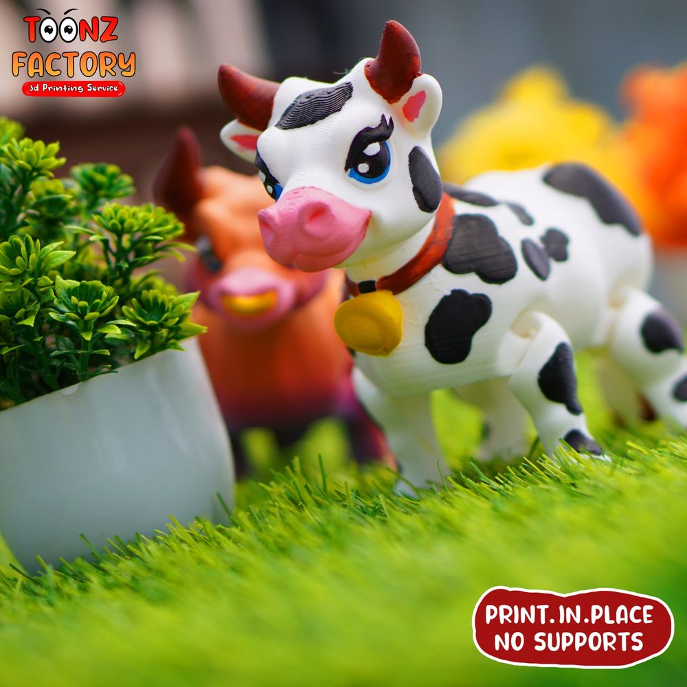 图片[5]-奶牛 FlexiSTL Cow_Bull_Updated-3D合纵社-3D打印模型STL格式3mf格式免费下载！