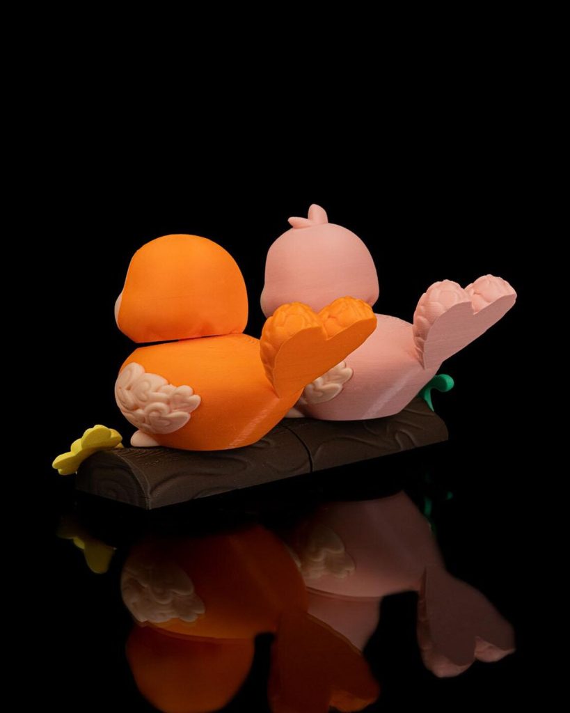 图片[2]-爱情鸟 Lovebirds Keepsake Valentine Tweethearts-3D合纵社-3D打印模型STL格式3mf格式免费下载！