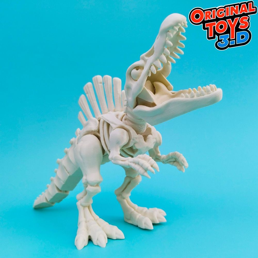 图片[3]-棘龙骨架 Original Toys 3D_Spinosaurus Skeleton Flexi-3D合纵社-3D打印模型STL格式3mf格式免费下载！