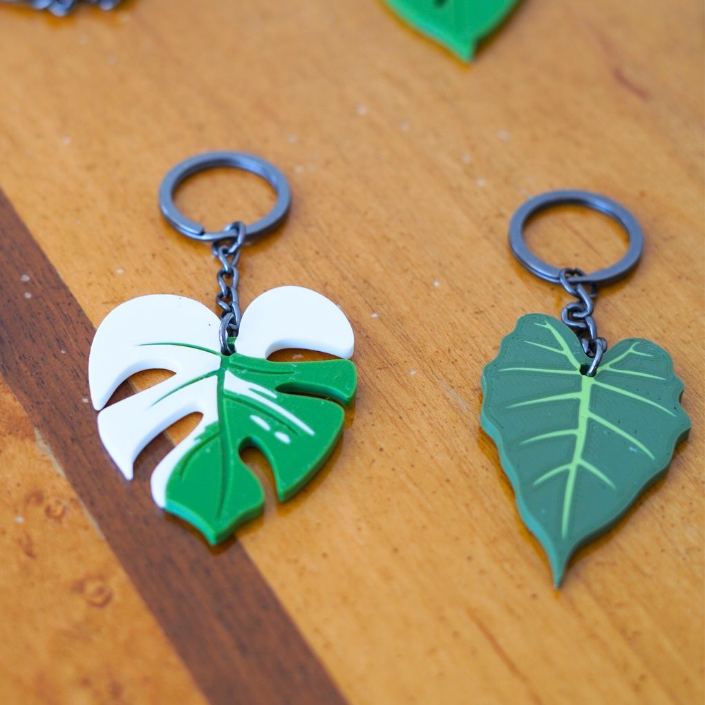 图片[4]-叶子钥匙链 ForgeCore- Leafy Keys Houseplant-3D合纵社-3D打印模型STL格式3mf格式免费下载！